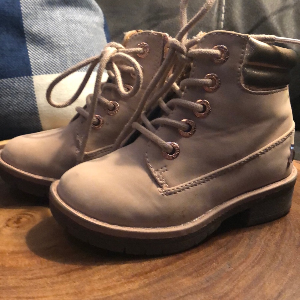 Pink boots
